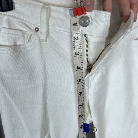 ON THRED UP - Levi's White Denim 712 Slim Size 26 - Picture 8 of 15